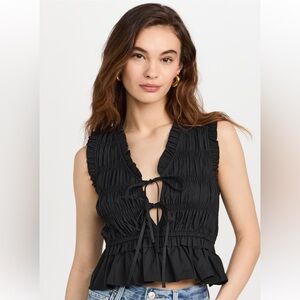 NWT Rails Martine top black